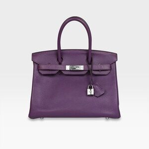 Hermès - Birkin 30 - UItraviolet Clemence